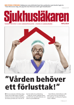 PDF-tidning 2014-05 - Tidningen Sjukhusläkaren