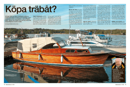 Köpa träbåt? - Ansvarsfull båtbesiktning i Stockholm
