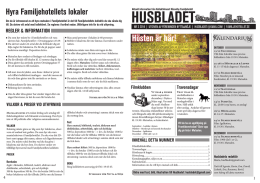 Husbladet nr 3 - Hässelby Familjehotell