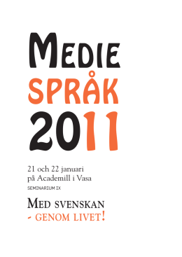 Mediespråk 2011