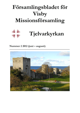 2012 nr 2 juni-aug - Visby Missionsförsamling