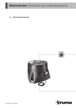 Elektroboiler (Elektrisk varmvattenberedare)