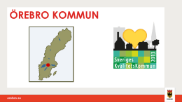 Örebro kommun, presentation