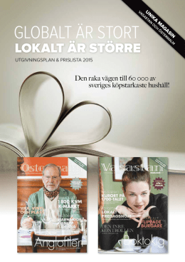 Östermalm och Vasastan magasin 2015