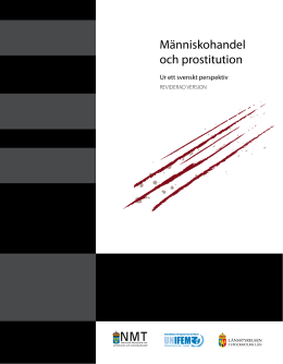 Människohandel och prostitution