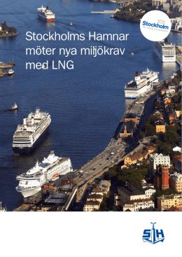 Stockholms Hamnar möter nya miljökrav med LNG