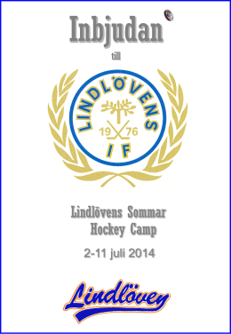 Lindlövens Sommar Hockey Camp