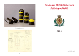 Smålands Militärhistoriska Sällskap • SMHS