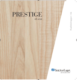 Prestige - Snickarlaget