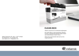 Clean Box PDF - Vidamic Ergonomics