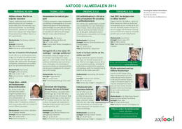 Klicka här för att se Axfoods kalendarium i pdf