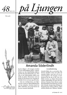 Amanda Söderlindh - Kulturföreningen Calluna