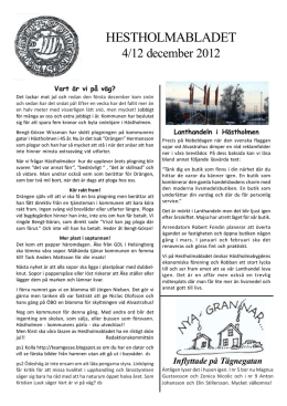 Hestholmabladet nr 4 2012 (PDF)