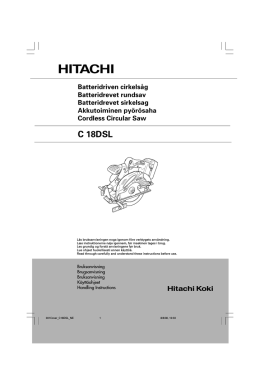 C 18DSL - Hitachi