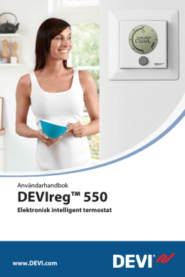DEVIreg™ 550 - Danfoss.com