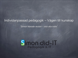 Lågstadiet - Simondid-IT