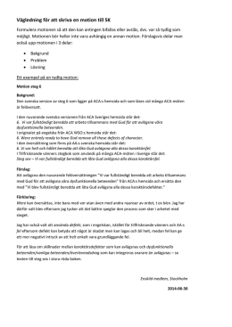 Guide (pdf) - ACA Sverige