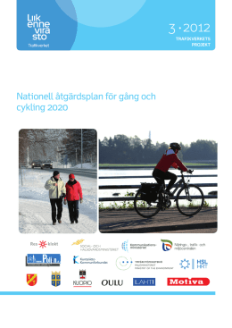 Nationell åtgärdsplan för gång och cykling 2020
