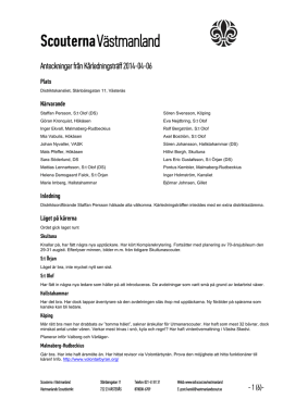 Kårledningsträff_Anteckningar_2014-04-06