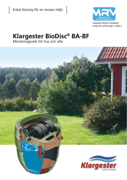 Klargester BioDisc® BA-BF