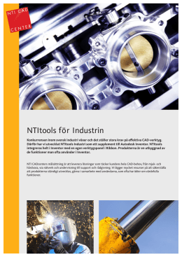 Produktblad NTItools Industri