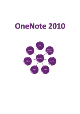 OneNote 2010 - Kumla kommun