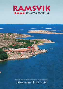 broschyr - Ramsvik Stugby & Camping