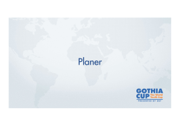Planer - Gothia Cup