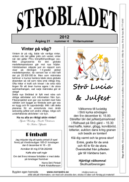 Ströbladet 4/2012