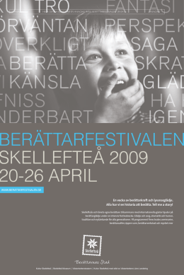 Ladda hem programtidningen för Berättarfestivalen 2009 (pdf)