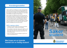 Polisinformation-Säker student