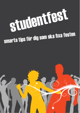 Fixa studentfest(2 MB, pdf) - Kista gymnasium