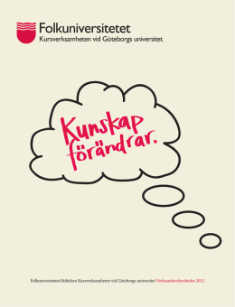 Verksamhetsber&auml;ttelse
