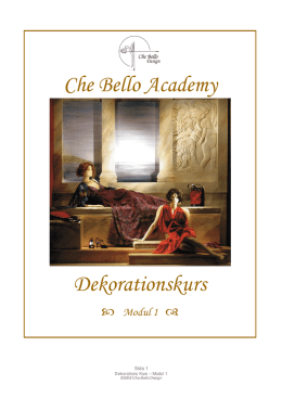 Che Bello Academy Dekorationskurs