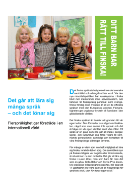 Barns rätt till finska