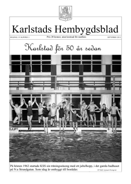 Nr 3 2012 - Karlstads Hembygdsförening