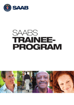 SaabS trainee program
