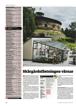 DI Weekend (PDF) - Fredriksborg Hotell & Restaurang