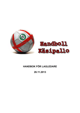 Lagledarhandbok - Pargas IF Handboll