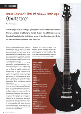 Ockultatoner - Woodo Guitars