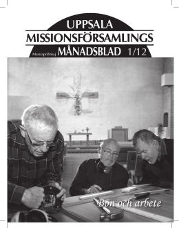 Bön och arbete - Uppsala Missionskyrka