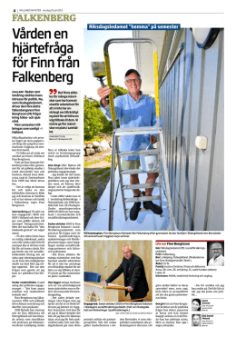 Möt Finn Bengtsson i Hallands Nyheter 2013-07-25
