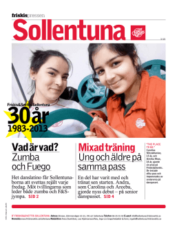 Mixad tr&auml;ning Ung och &auml;ldre p&aring; samma pass Vad &auml;r vad? Zumba