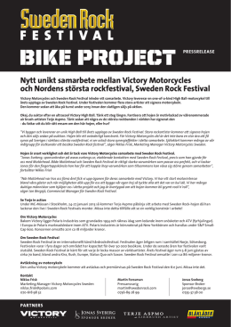 bike project - Sweden Rock