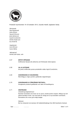 Protokoll 2013-10