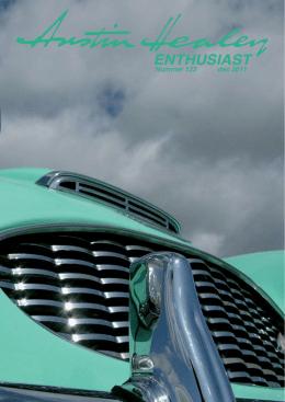 ENTHUSIAST - Austin Healey Club Sweden