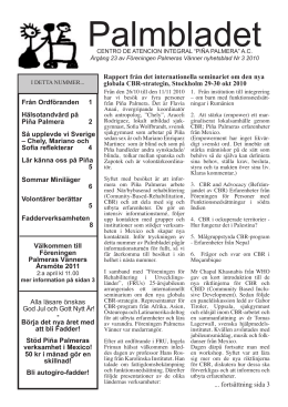 Palmbladet december 2010 (PDF)