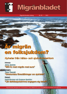 Migränbladet 93 - Svenska Migränförbundet