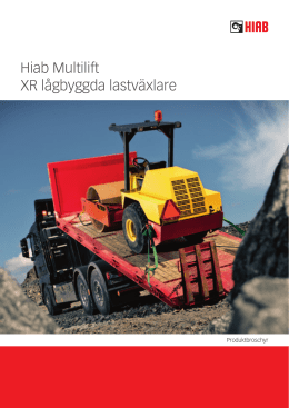 Hiab Multilift XR lågbyggda lastväxlare
