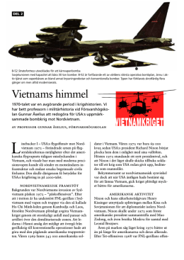Artikelserie Vietnam del 2: Vietnams himmel
